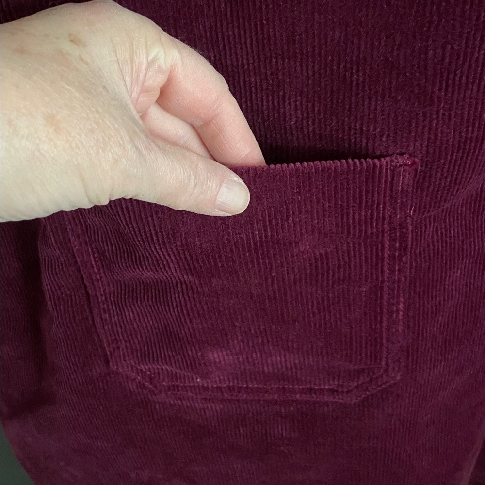 2X Cotton Corduroy Sleeveless Pinafore Dress, NWT - Picture 11 of 17